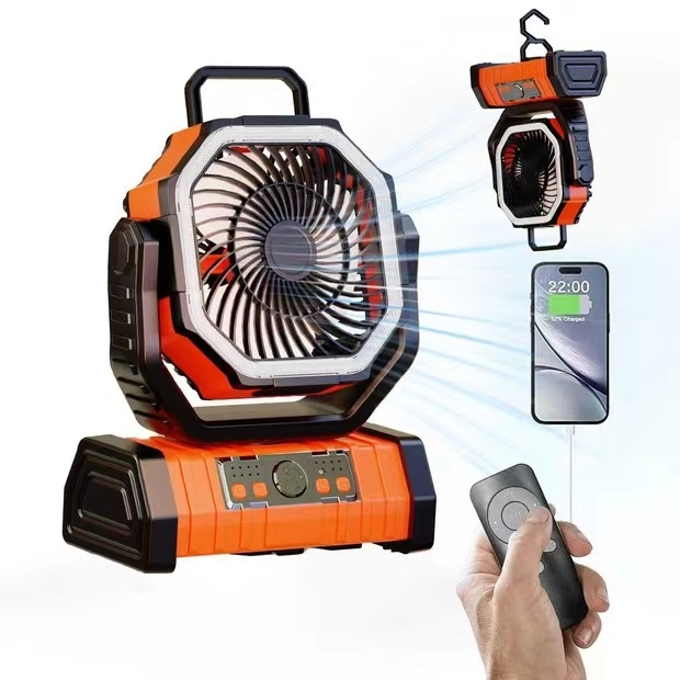 Outdoor LED Light Camping Fan (portable)
