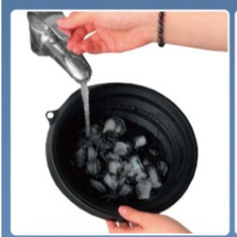 Collapsible Silicone Ice Basin (for face)