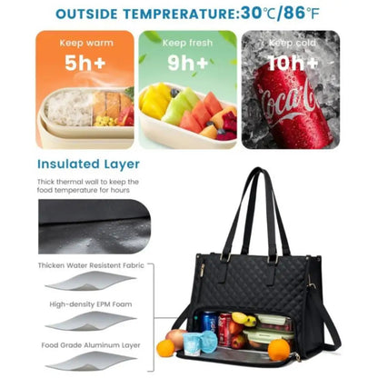 Women's Insulated Tote Lunch Bag