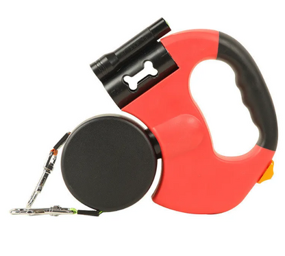 Auto Double Dog Leash (automatic dual-retractable Dog Leash)