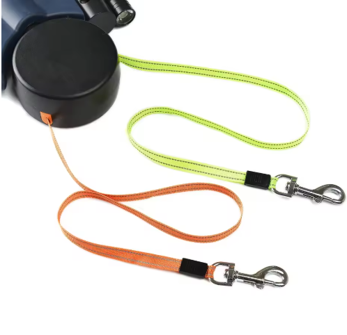Auto Double Dog Leash (automatic dual-retractable Dog Leash)