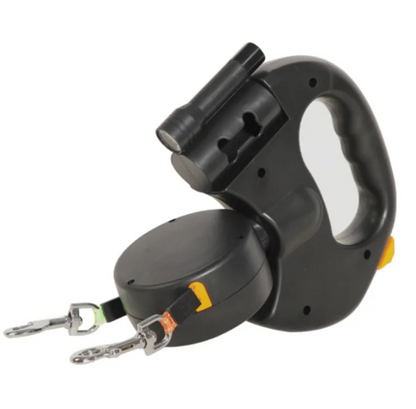 Auto Double Dog Leash (automatic dual-retractable Dog Leash)
